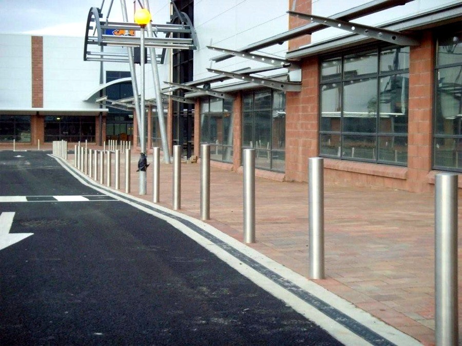 Stainless steel bollards by Murtec Eng. Co. Ltd, Wexford.