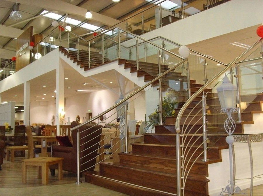 Stainless steel staircases manufactured with care & vision by Murtech Engineering Co Ltd, Wexford, Ireland.