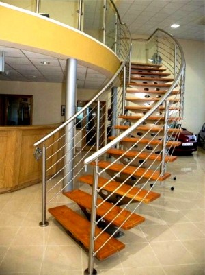 Stainless steel staircases manufactured with care & vision by Murtech Engineering Co Ltd, Wexford, Ireland.