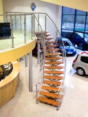 Stainless steel staircases manufactured with care & vision by Murtech Engineering Co Ltd, Wexford, Ireland.